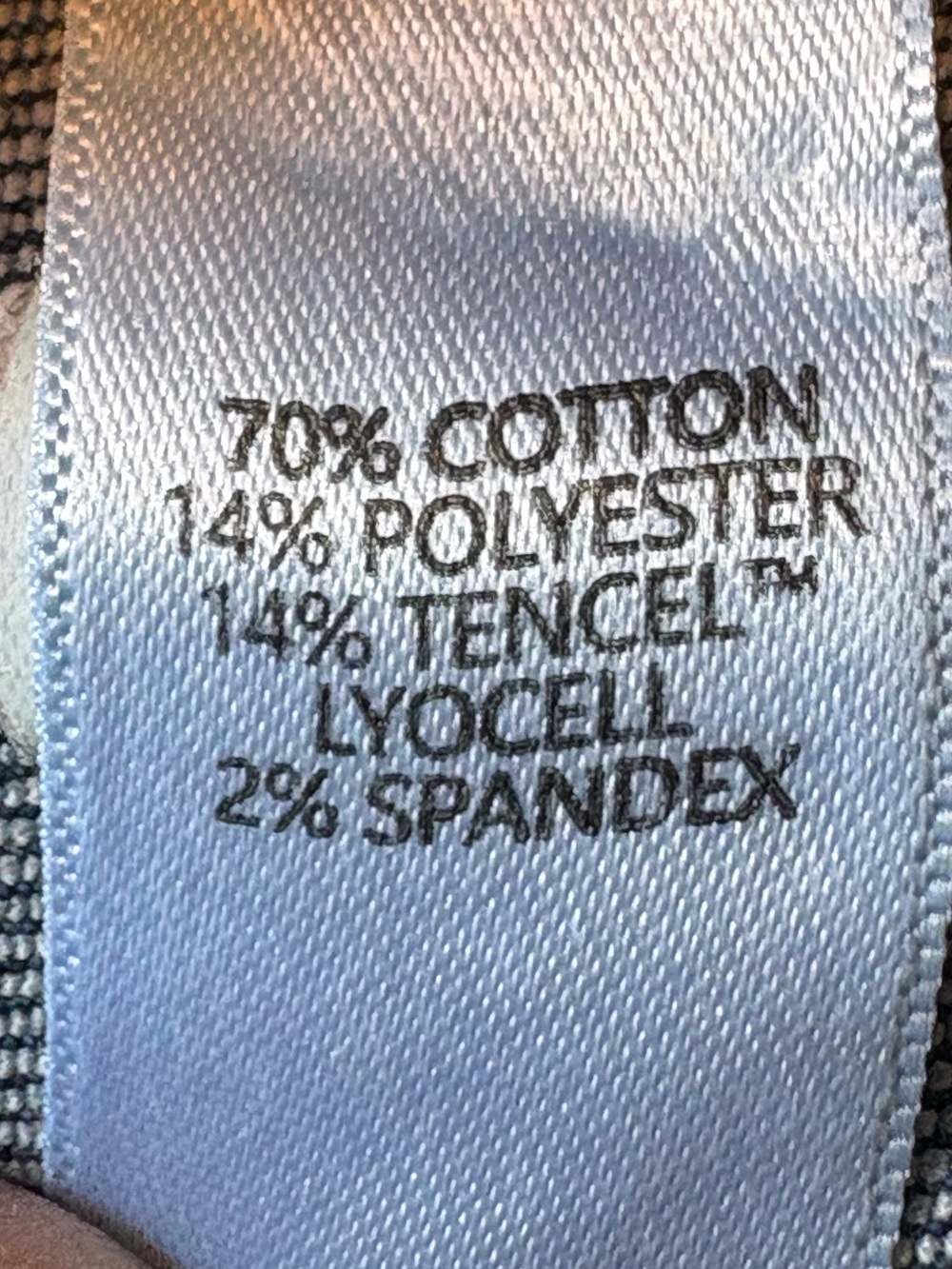 J.Jill Blue Wash Stretch Denim Panel Maxi Skirt | Cotton Blend | Size 10 - Picture 10 of 13